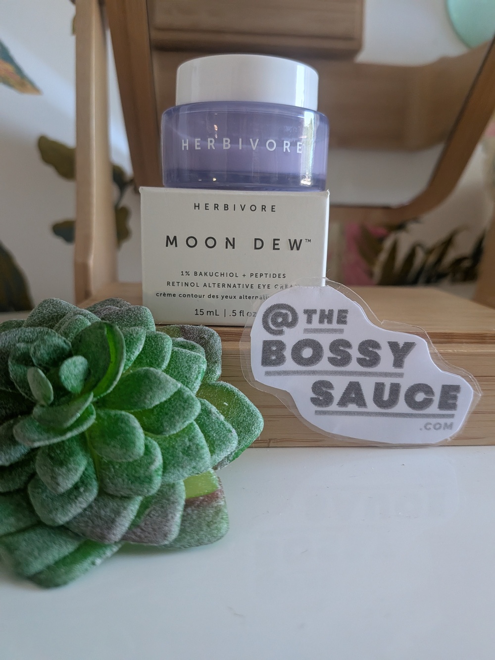 🌸 Herbivore Moon Dew Bakuchiol Peptide Eye Cream NWT 15 ML